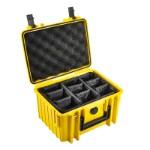 OUTDOOR resväska i gul 250x175x155 mm med vadderade delare Volume: 6,6 L Model: 2000/Y/RPD